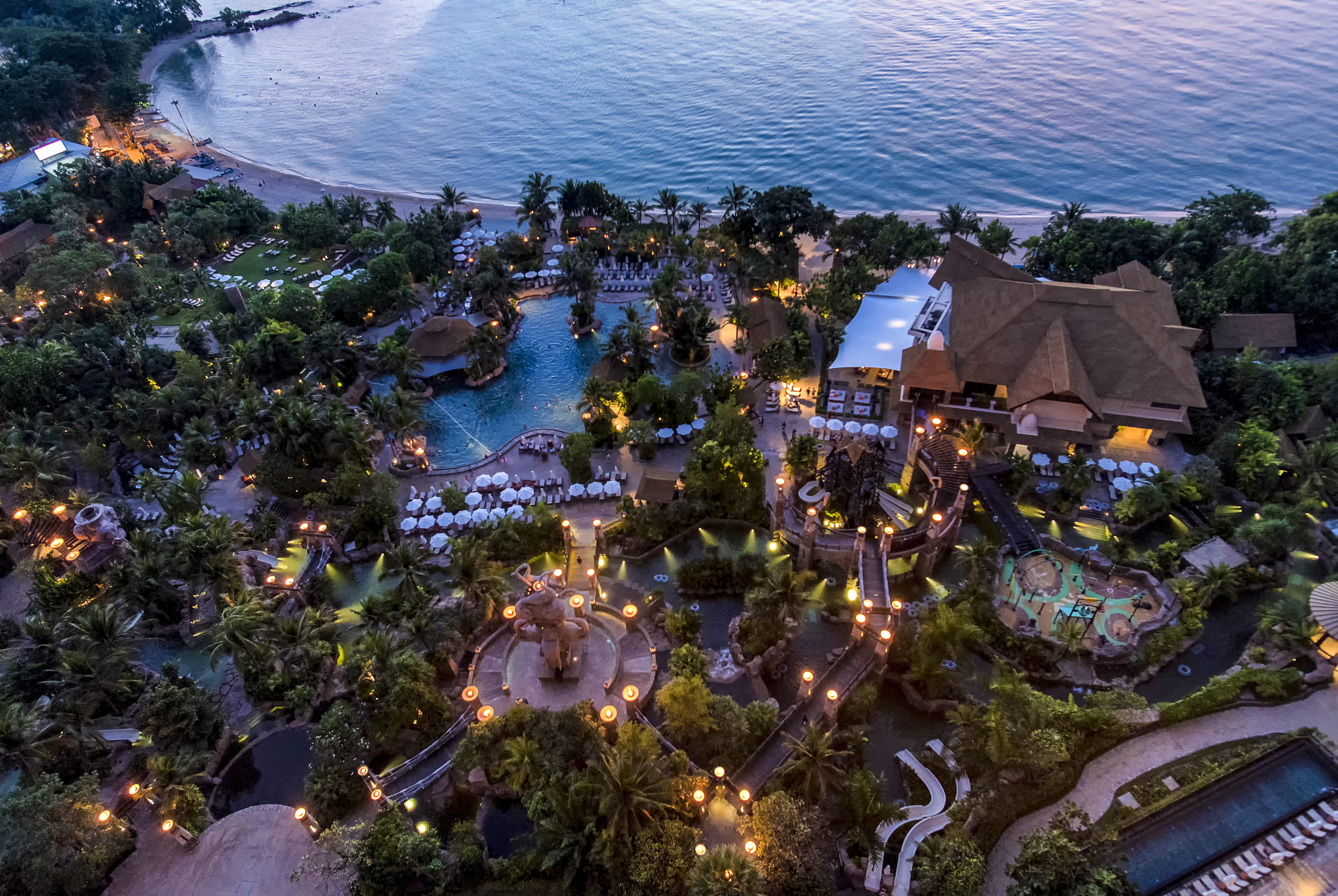 芭達亞 盛泰澜芭提雅幻影度假村 - SHA Extra Plus酒店 外观 照片 Aerial view of the resort